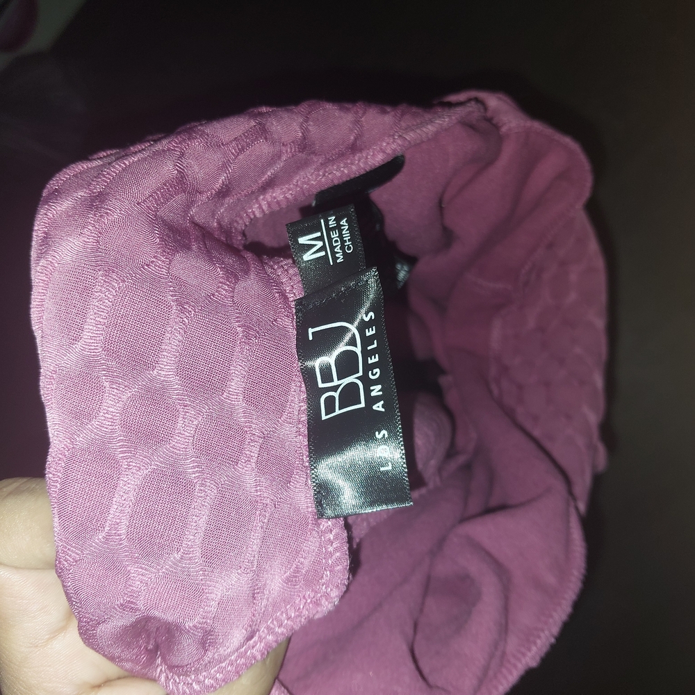 BBJ Los Angeles Textured Pink Top